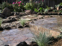 flag stone patio